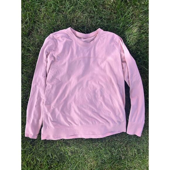 Lululemon Swiftly Relaxed Long Sleeve Pink Size 10 12 - Picture 1 of 2